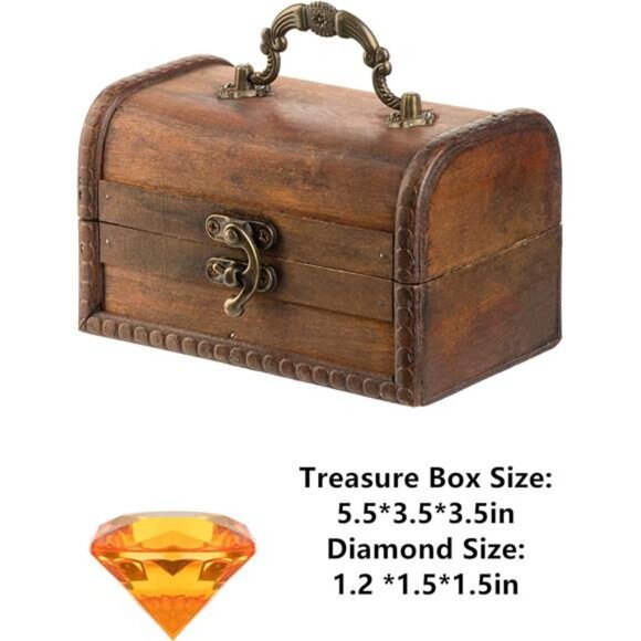 PUBGAMER Diving Gem Pool Toy 15 Big Colorful Diamond Set with Big Treasure Toy - Picture 2 of 8